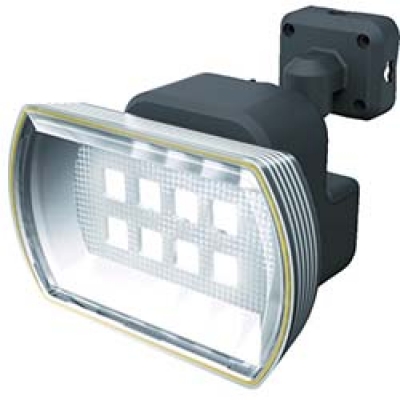 （株）ムサシ S-80L ムサシ　８Ｗワイド　フリーアーム式ＬＥＤソーラーセンサーライト