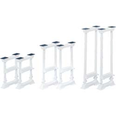 IRIS  SP-45W ＩＲＩＳ　家具転倒防止伸縮棒Ｍ　（高さ４５～７０ｃｍ・Ｈ型）　２本セット