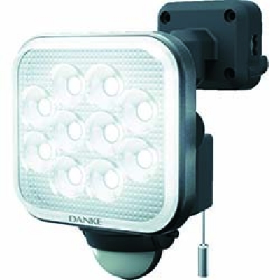 （株）ムサシ E40112 ダンケ　１２Ｗ×１灯　フリーアーム式ＬＥＤセンサーライト