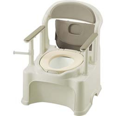 （株）リッチェル 47540 リッチェル　ポータブルトイレ　きらくＰＹ２型　グレー