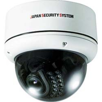 （株）日本防犯システム東京本社 JS-CA1021 日本防犯システム　ＡＨＤ対応２．２メガピクセル屋外ＩＲドームカメラ