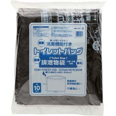 ワタナベ工業（株） TB-64 ワタナベ　トイレットバック　排泄物処理袋　黒