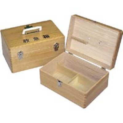 ユニット（株） 379-23 ユニット　救急箱（中）箱のみ　木製　１９８×２８０×１３５