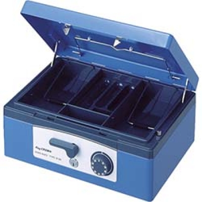 日本アイ・エス・ケイ（株） D-2N-BL キング　【売切り廃番】手提げ金庫　Ｄ－２Ｎ　ブルー