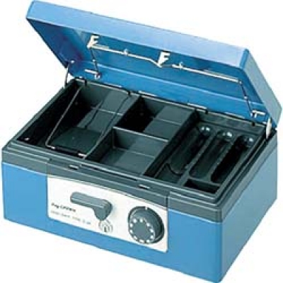 日本アイ・エス・ケイ（株） D-3N-BL キング　【売切り廃番】手提げ金庫　Ｄ－３Ｎ　ブルー