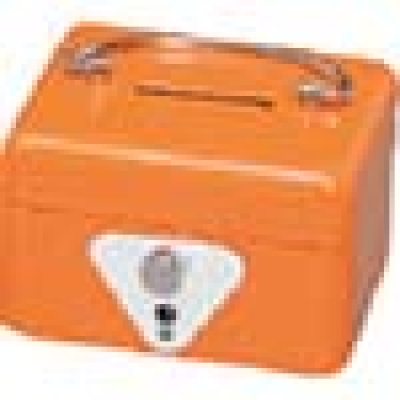 IRIS  SBX-A7-OR ＩＲＩＳ　手提げ金庫　ＳＢＸ－Ａ７　オレンジ