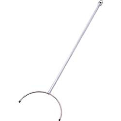 （株）日本緑十字社 352052 緑十字　刺股（さすまた）　全長１８２０　輪直径４９０ｍｍ　アルミ＋ステンレス製