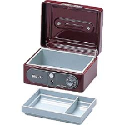 IRIS  SBX-15-R ＩＲＩＳ　手提げ金庫　セイフティボックス　１５３×１２９×８５　レッド