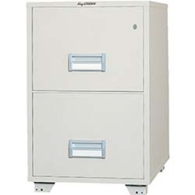 日本アイ・エス・ケイ（株） A4-2D キング　耐火ファイリングキャビネット　ホワイト