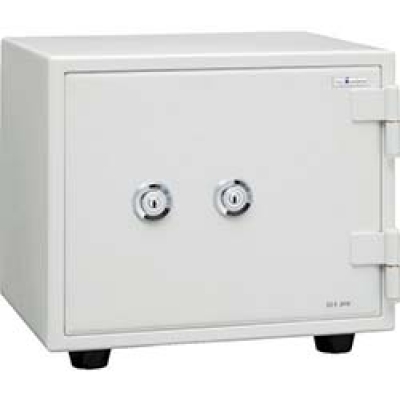 （株）エーコー ES-9-2KW エーコー　Ｗシリンダー式小型耐火金庫