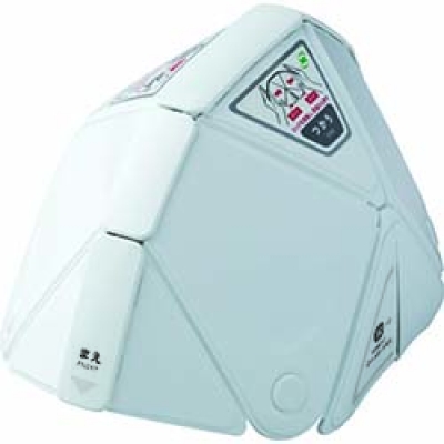 日本绿安全 MIDORI TSC-10-W ミドリ安全　防災用折りたたみヘルメット　フラットメット　ＴＳＣ－１０　ホワイト