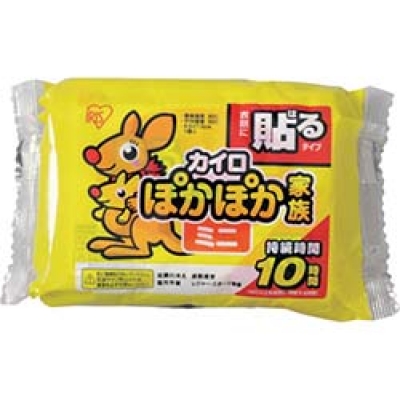 IRIS  PKN-10HM ＩＲＩＳ　ぽかぽか家族　貼るミニ　１０Ｐ