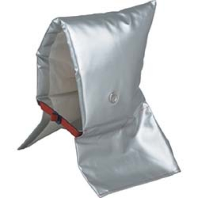 （株）大明企画 90001 大明　防災アルミずきん（大）４９０ｘ２８０（財）日本防炎協会認定品