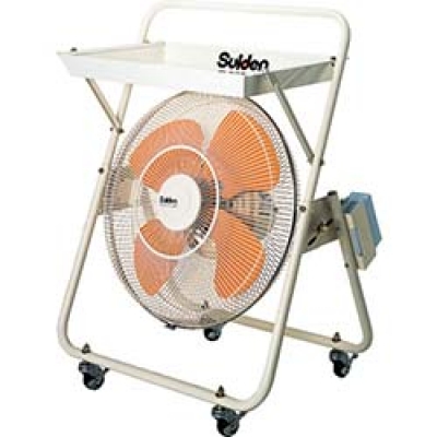 （株）スイデン SKF-45C-1V スイデン　キャスター扇（送風機　フロアファン）ハネ４５ｃｍ　トレイ付き