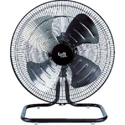 日本中山 TRUSCO  TFLHA-45A-BK ＴＲＵＳＣＯ　全閉式工場扇ルフトハーフェン据え置きタイプ　アルミハネ　ブラック