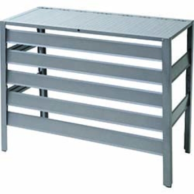 （株）山善 KAAC-90(GY) 山善　アルミ製　エアコン室外機カバー