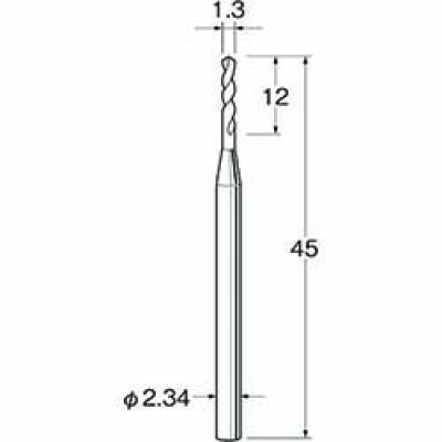 日本精密機械工作（株） T2013 リューター　ツイストドリル（スチール鋼）