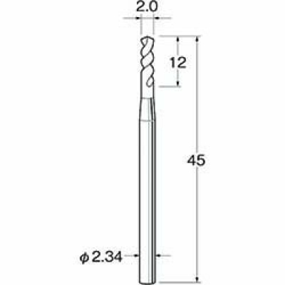 日本精密機械工作（株） T2020 リューター　ツイストドリル（スチール鋼）