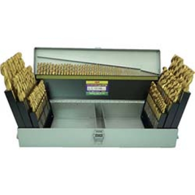 ISF  TCOS-121S ＩＳ　ＴＩＮコーティング　コバルト強力正宗ショートドリル　１２１本組セット（スチ