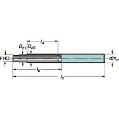サンドビック（株）コロマントカンパニー 452.R-0953-025A0-CM（H10F） サンドビック　コロドリル４５２　超硬ソリッドドリル　Ｈ１０Ｆ