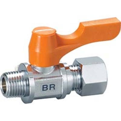 日本中山 TRUSCO  BR-1310 ＴＲＵＳＣＯ　ボールバルブ銅管用Ｒ３／８×外径φ１０．００