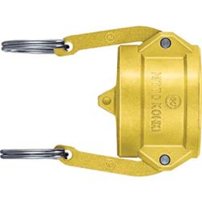 日東工器（株） L-12PD-BR 日東　レバーロックカプラ（プラグ用キャップ）　相手側取付サイズ：１　１／２インチ