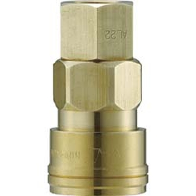 日本長堀工業 NAC   CAL22SF2 ナック　クイックカップリング　ＡＬ２０型　真鍮製　オネジ取付用