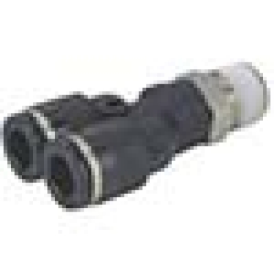 （株）日本ピスコ KL6-M5-1-F ピスコ　チューブフィッティングブラス　エルボ　カバー無し　ＦＫＭ仕様