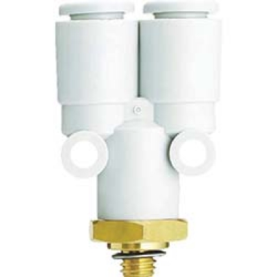 ＳＭＣ（株） KQ2U04-M6A ＳＭＣ　ワンタッチ管継手　ブランチ　４ｍｍ・Ｍ６Ｘ１