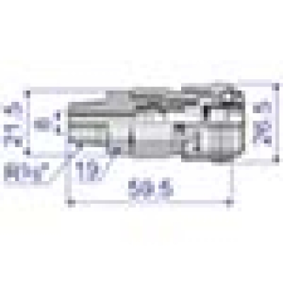 フローバル（株） TBC-0825 フローバル　ブレードロック　オール黄銅製　１１２００４７０