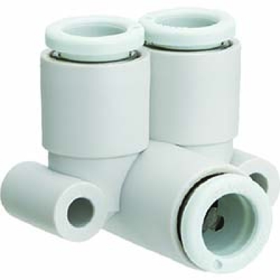 ＳＭＣ（株） 10-KQ2LU08-00A ＳＭＣ　ワンタッチ管継手－ブランチエルボ１０－ＫＱ２