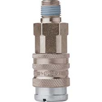 セインジャパン（株） 10-342-1454 セイン　シリーズ３４２　安全ロック機構付カップリング　ＮＰＴ３／８　オネジ