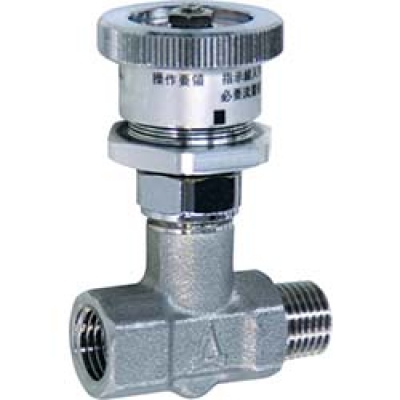 アソー（株） SM-7022 ＡＳＯＨ　チッコロ－α　外×内ネジ型　ロック＋開度指示　ＰＴ１／４