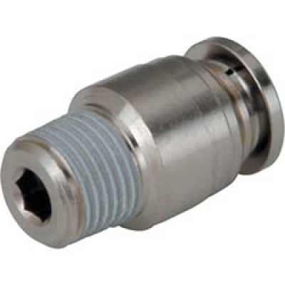 （株）日本ピスコ KOC10-04-1 ピスコ　チューブフィッティングブラス　六角穴付ストレート　カバー無し