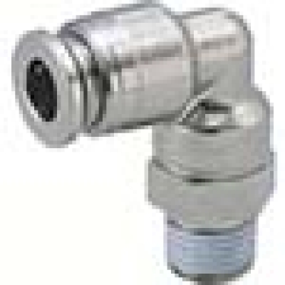 （株）日本ピスコ KL8-02-1-F ピスコ　チューブフィッティングブラス　エルボ　カバー無し　ＦＫＭ仕様