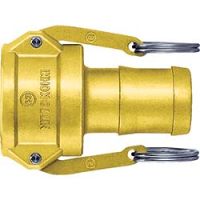 日東工器（株） LC-12TSH-BR 日東　レバーロックカプラ（ホース取付用）　適合ホースサイズ：１　１／２インチ