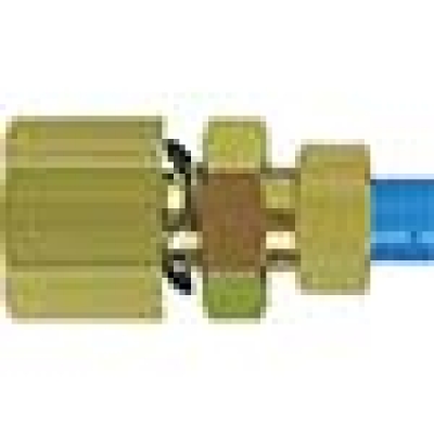 ＳＭＣ（株） KFE10U-03 ＳＭＣ　インサート管継手　隔壁用メスユニオン　樹脂スリーブ　１０ｍｍ・３／８