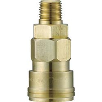 日本長堀工業 NAC   CAL23SM2 ナック　クイックカップリング　ＡＬ２０型　真鍮製　メネジ取付用