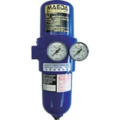 日本前田 MAEDA SHELL  T-105A-1000-AB 前田シェル 抗菌・除菌3in1マルチ・ドライフィルターRc3/8インチ