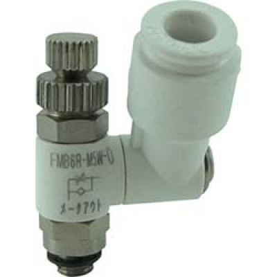 日本千代田 CHIYODA FMB6R-M5W-O チヨダ　ファイブミニスピードコントローラβ白メーターアウト６ｍｍ・Ｍ５×０．８