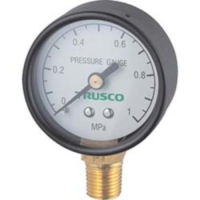 日本中山 TRUSCO  TP-G50A TRUSCO 圧力計 表示板径Φ50 立型口径R1/4表示