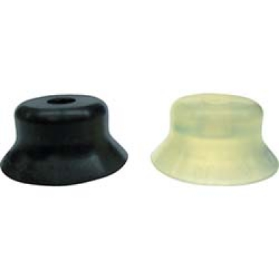 （株）妙徳 PFG-8A-N ＣＯＮＶＵＭ　吸着パッド　平型ワンタッチ取付　Φ８　ニトリルゴム　黒色