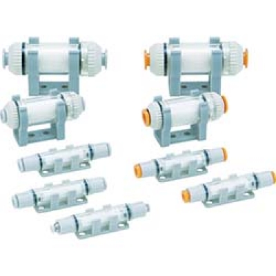 ＳＭＣ（株） ZFC050-04 ＳＭＣ　ワンタッチ管継手付エアサクションフィルタ／インラインタイプ