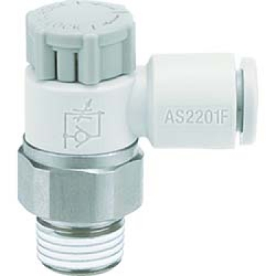 ＳＭＣ（株） AS4201FS-04-10S ＳＭＣ　目盛付スピードコントローラ　チューブ外径１０　接続口径Ｒ１／２