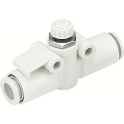 ＳＭＣ（株） AS2052F-06 ＳＭＣ　ワンタッチ管継手スピードコントローラ（インラインタイプ）