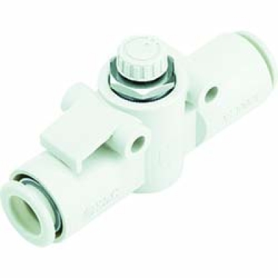 ＳＭＣ（株） 10-AS2052F-06 ＳＭＣ　ワンタッチ管継手付スピードコントローラ　インラインタイプ　クリーン