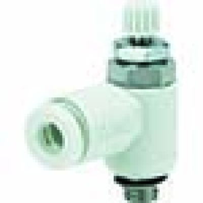 ＳＭＣ（株） 10-AS2201F-01-06 ＳＭＣ　ワンタッチ管継手付スピードコントローラ　エルボタイプ　クリーンシリーズ