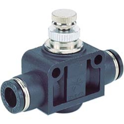 ＳＭＣ（株） 10-AS2201FG-02-08S ＳＭＣ　ワンタッチ管継手付スピードコントローラ　　ステンレス仕様エルボタイプ