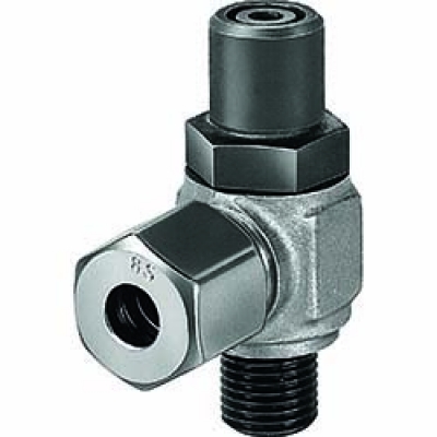 ロームヘルド・ハルダー（株） 9208181 ＲＯＥＭＨＥＬＤ　スイベル型流量絞り弁　Ｇ１／４　タイプＡ