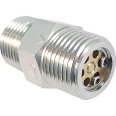 アソー（株） AT-1022 ＡＳＯＨ　エーチェック　黄銅製チェックバルブ　外ネジ×外ネジ型　Ｒ１／４